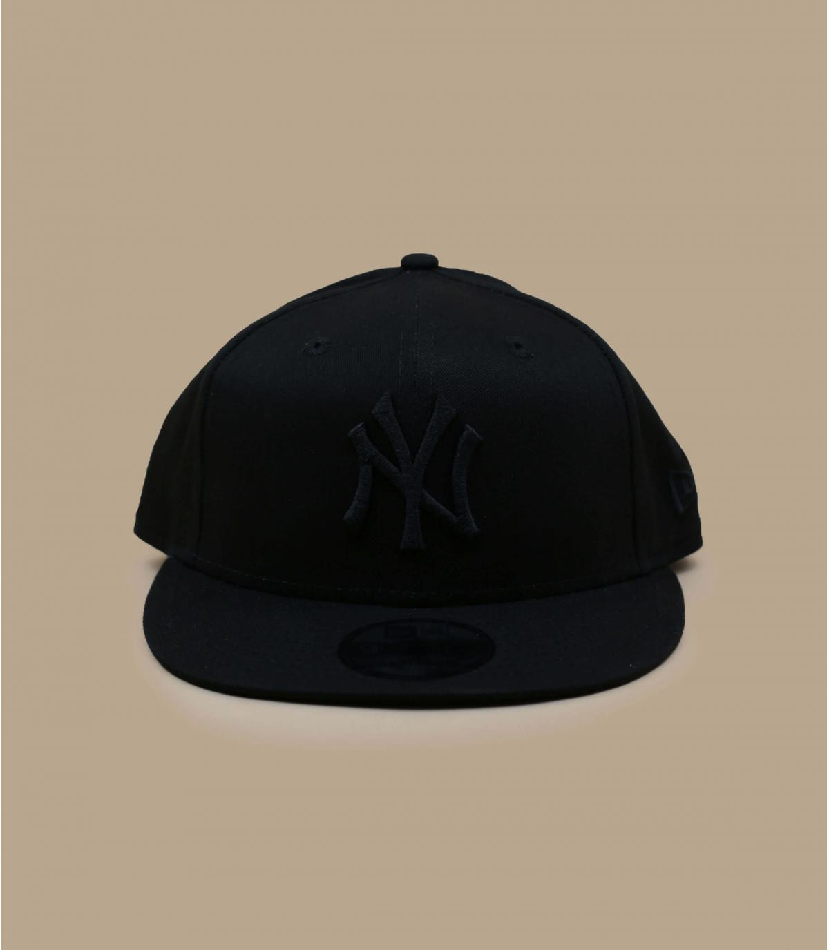 Snapback Cap NY MLB black black New Era